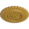 Ekena Millwork Sellek Ceiling Medallion (Fits Canopies up to 1 1/8"), 18 1/2"OD x 7/8"ID x 1 1/2"P, Iridescent Gold CM18SKIGS - alternate 2